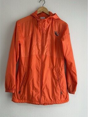 Orange Columbia Oregon State Beavers Windbreaker Jacket Unisex Adult size SMALL